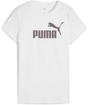 Puma ESSENTIALS NO.1 LOGO TEE Dámske tričko, biela, veľkosť