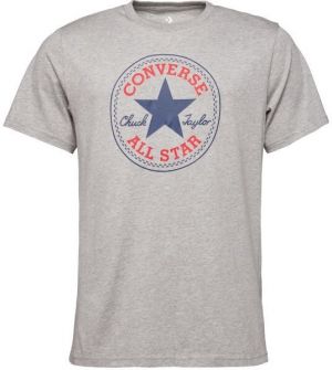 Converse STANDARD FIT  CHUCK PATCH CORE Unisex tričko, sivá, veľkosť