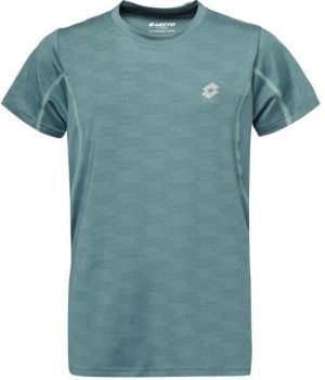 Lotto AZAR Chlapčenské športové tričko, tmavo zelená, veľkosť 116-122