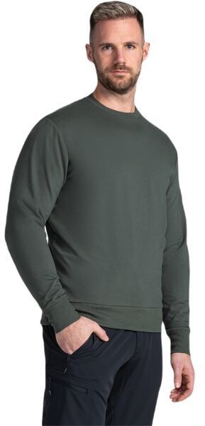 KILPI OIRAN-M Pánska mikina, tmavo zelená, veľkosť