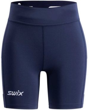 Swix PACE HIGH WAIST W Dámske bežecké šortky, tmavo modrá, veľkosť