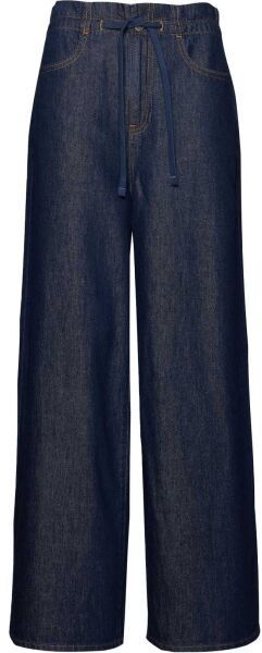 GAP V-DRAWSTRING BAGGY RINSE Dámske džínsy, tmavo modrá, veľkosť