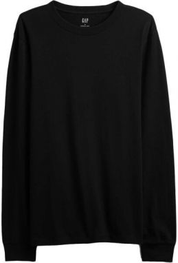 GAP V-LS EVERYDAY SOFT CREW - SOLID Pánske tričko, čierna, veľkosť