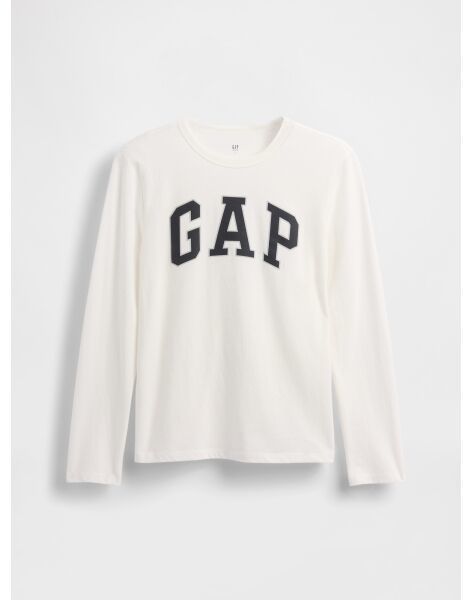 GAP V-FRCH LS LOGO TEE Detské tričko, biela, veľkosť
