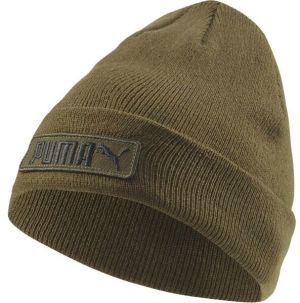 Puma CLASSIC CUFF BEANIE Pánska pletená čiapka, khaki, veľkosť