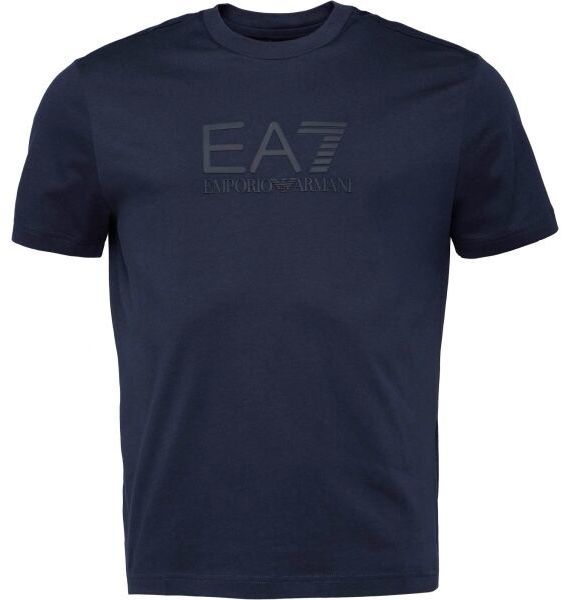 EA7 T-SHIRT Pánske tričko, tmavo modrá, veľkosť