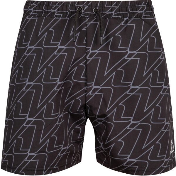 Kappa LOGO GUCINONE Pánske šortky, čierna, veľkosť