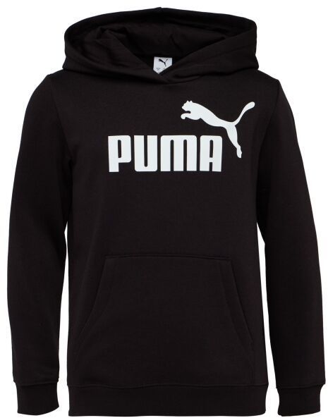 Puma ESSENTIALS NO.1 LOGO HOODIE FL G Dievčenská mikina, čierna, veľkosť