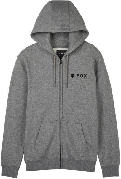 Fox FLEECE ZIP Pánska mikina, sivá, veľkosť