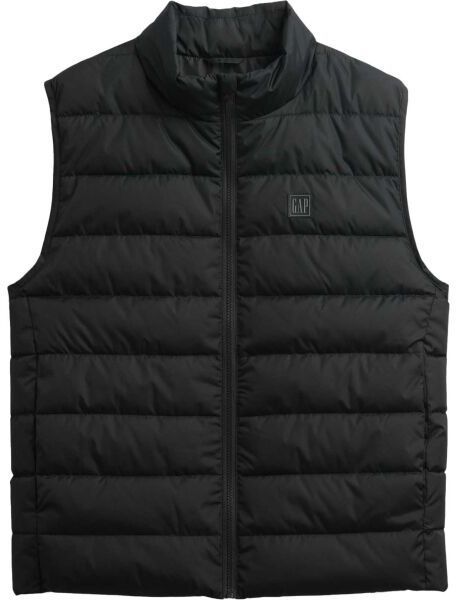 GAP V-FRCH LOGO LTWT PUFFER Pánska vesta, čierna, veľkosť