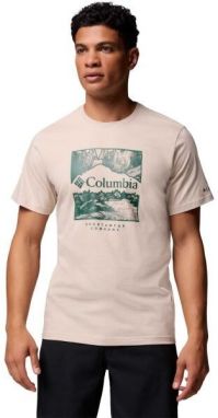 Columbia CSC SEASONAL LOGO TEE Pánske tričko, béžová, veľkosť