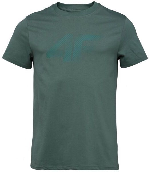 4F TSHIRT Pánske tričko, tmavo zelená, veľkosť