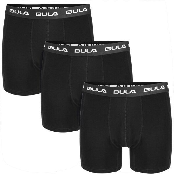 Bula FRAME 3PK BOXER Pánske boxerky, čierna, veľkosť