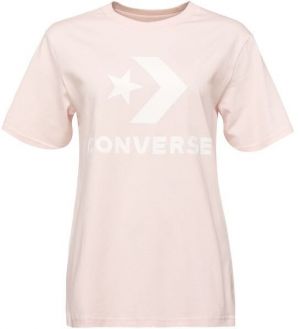 Converse STANDARD FIT CENTER STAR CHEV Dámske tričko, ružová, veľkosť