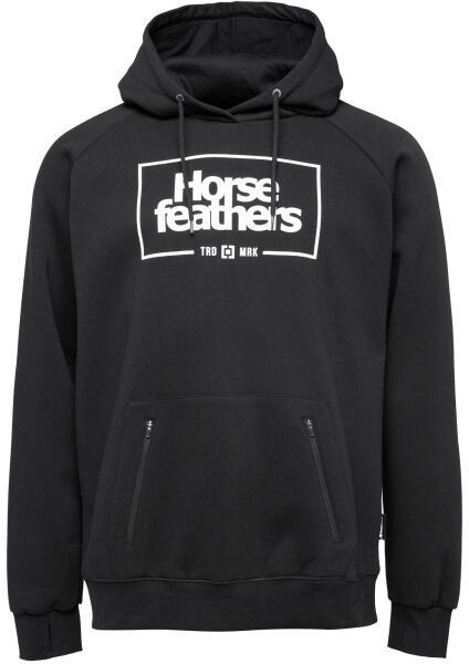 Horsefeathers SHERMAN Pánska mikina, čierna, veľkosť