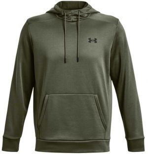 Under Armour ARMOUR FLEECE HOODIE Pánska mikina, khaki, veľkosť XXXL