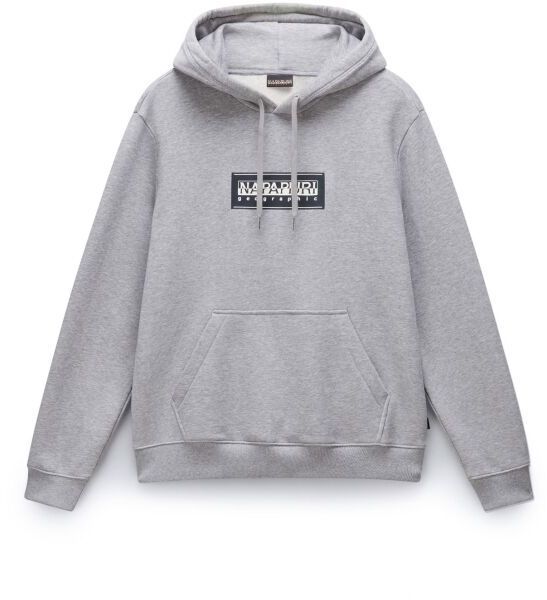 Napapijri B-BOX LOGO Pánska mikina, sivá, veľkosť