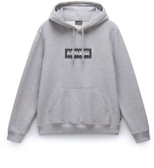 Napapijri B-BOX LOGO Pánska mikina, sivá, veľkosť