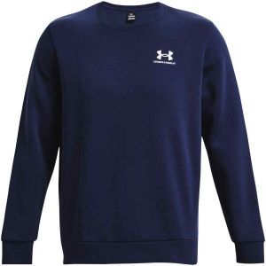 Under Armour ESSENTIAL FLEECE CREW Pánska mikina, tmavo modrá, veľkosť