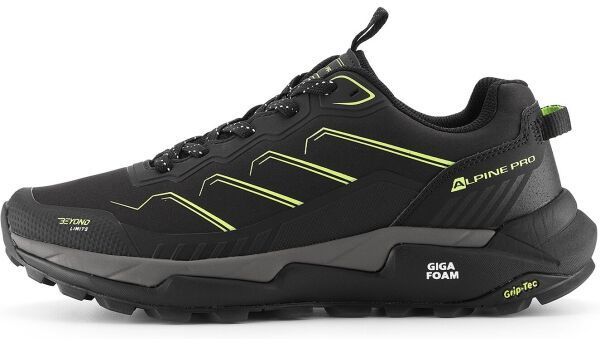 ALPINE PRO MURS Pánska outdoorová obuv, čierna, veľkosť