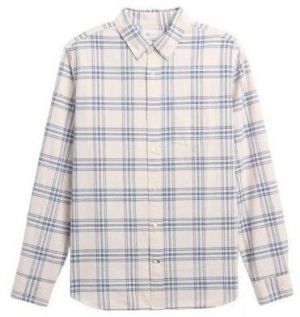 GAP V-LS STANDARD OXFORD Pánska košeľa, biela, veľkosť