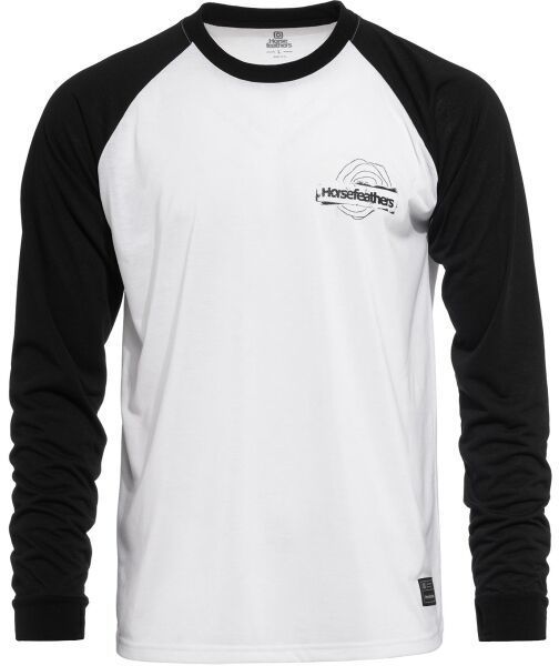 Horsefeathers SHANK LS Pánske tričko, biela, veľkosť