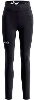 Swix PACE HIGH WAIST W Dámske bežecké legíny, čierna, veľkosť