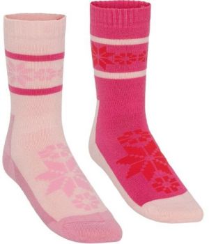 KARI TRAA RUSA Dámske vlnené ponožky, ružová, veľkosť
