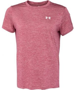 Under Armour TECH TWIST Dámske tričko, vínová, veľkosť L