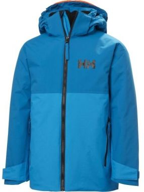 Helly Hansen JR TRAVERSE JACKET Detská lyžiarska bunda, modrá, veľkosť