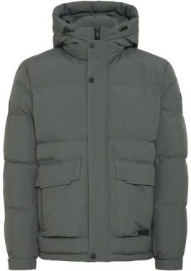 BLEND BHFERDINAN SHORT Pánska zimná bunda, sivá, veľkosť XXXL