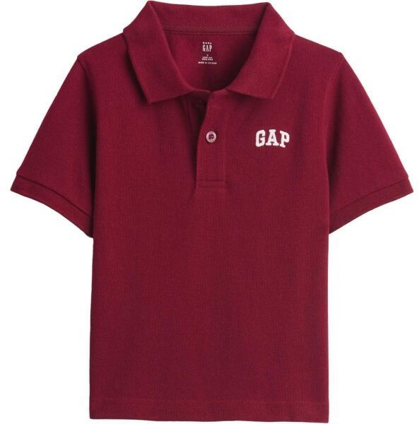 GAP V-FRCH SS LOGO PIQUE POLO Detské polo tričko, červená, veľkosť 2Y