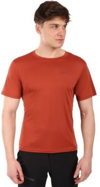 KILPI GROOVY Pánske funkčné tričko, hnedá, veľkosť