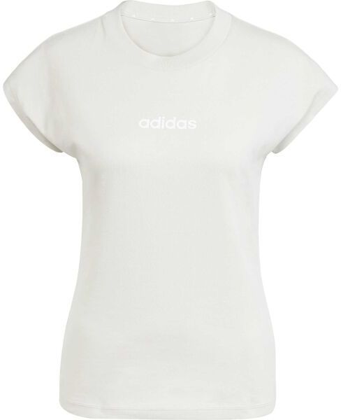adidas ESSENTIALS LINEAR SINGLE Dámske tričko, béžová, veľkosť
