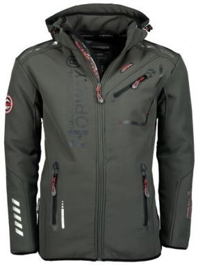 GEOGRAPHICAL NORWAY ROYAUTE GTX Pánska softshellová bunda, tmavo sivá, veľkosť