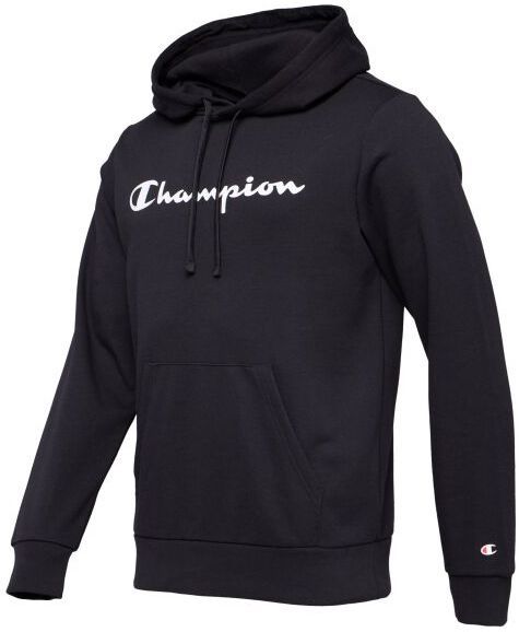 Champion HOODED Pánska mikina, čierna, veľkosť