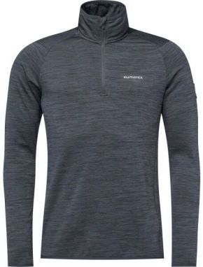 Klimatex ISAMU Pánska mikina s krátkym zipsom, černá, veľkosť