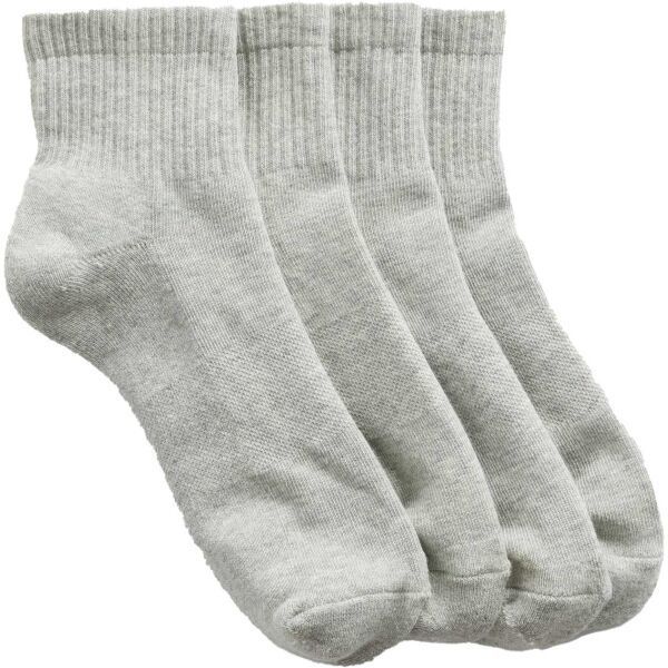 GAP V-STUDIO LOGO CREW 2PK Dámske ponožky, sivá, veľkosť