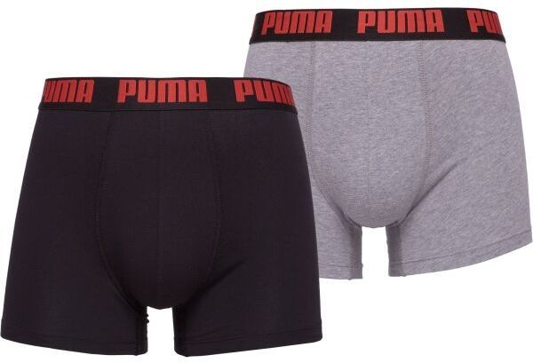 Puma MEN EVERYDAY BASIC BOXER 2P Pánske boxerky, čierna, veľkosť