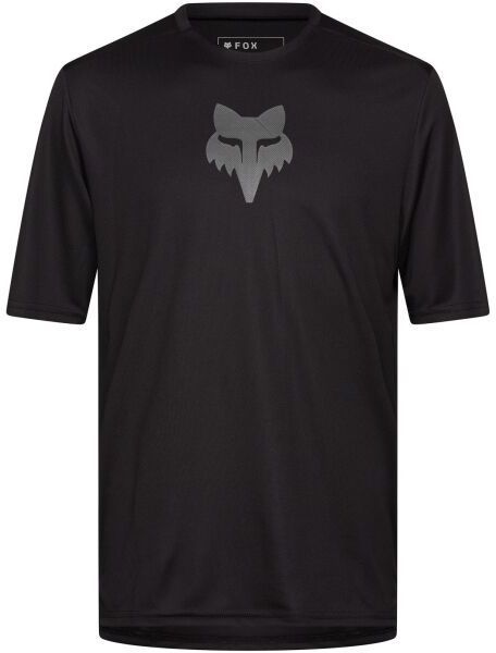 Fox RANGER SS JERSEY FOX HEAD Pánsky dres na bicykel, čierna, veľkosť