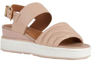 Geox D ROSITA Dámske sandále, béžová, veľkosť