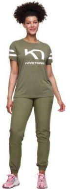 KARI TRAA VILDE Dámske tričko, khaki, veľkosť