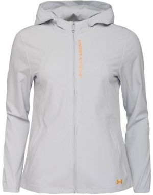 Under Armour OUTRUN THE STORM Dámska bežecká bunda, sivá, veľkosť M