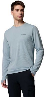 Columbia TECH TRAIL UTILITY WARM LS CREW Pánske funkčné tričko, svetlomodrá, veľkosť