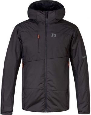 Hannah DEYN HOODY Pánska zateplená bunda, tmavo sivá, veľkosť