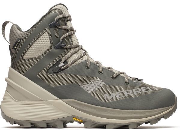 Merrell ROGUE HIKER MID GTX Pánske turistické topánky, sivá, veľkosť 44