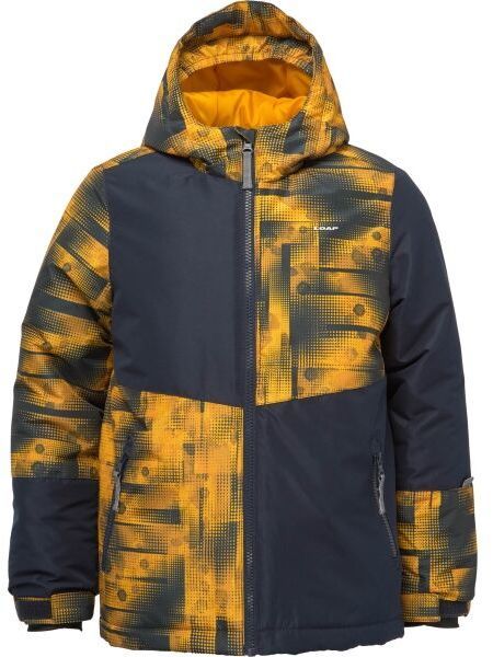 LOAP CUPRA Detská lyžiarska bunda, čierna, veľkosť 122-128