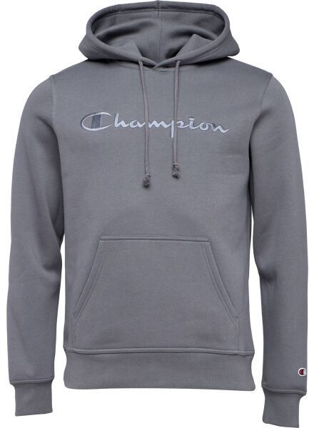 Champion HOODED Pánska mikina, tmavo sivá, veľkosť