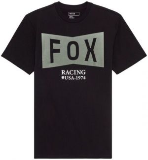Fox TYPEFACE SS PREM TEE Pánske tričko, čierna, veľkosť