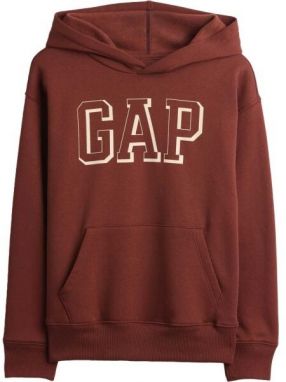 GAP V-FRCH LOGO PO - DROPSHADOW Chlapčenská mikina, hnedá, veľkosť